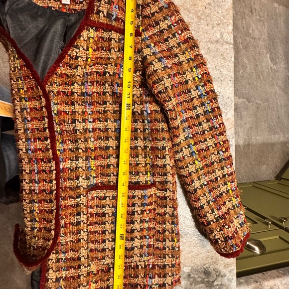 Ett:twa by Anthropologie Harlequin Tweed Jacket - Picture 10 of 10